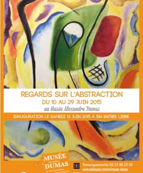 Affiche de l'exposition Regards sur l'Abstraction session 2015