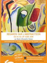 Affiche de l'exposition Regards sur l'Abstraction session 2015
