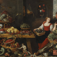 Marchande de fruits - Frans SNYDERS (Anvers, 1579 - 1657) Vers 1630