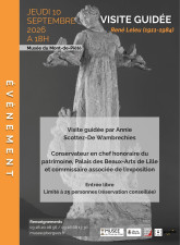 Visite guidée de l'exposition René Leleu (1911-1984), Statuaire par Annie Scottez - de Wambrechie, conservateur en chef honoraire du patrimoine, Palais des Beaux-Arts de Lille
